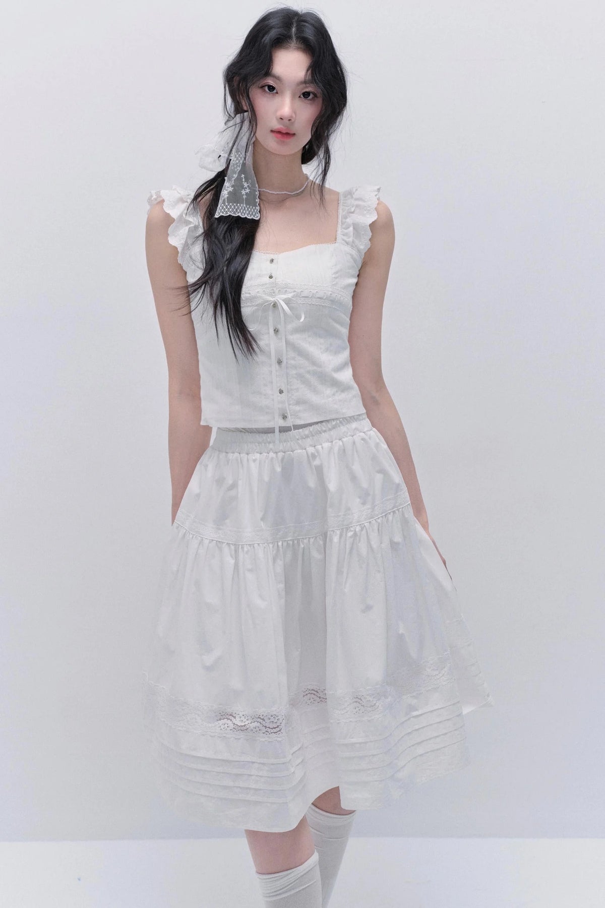 Feminine Frill Cami Set-Up