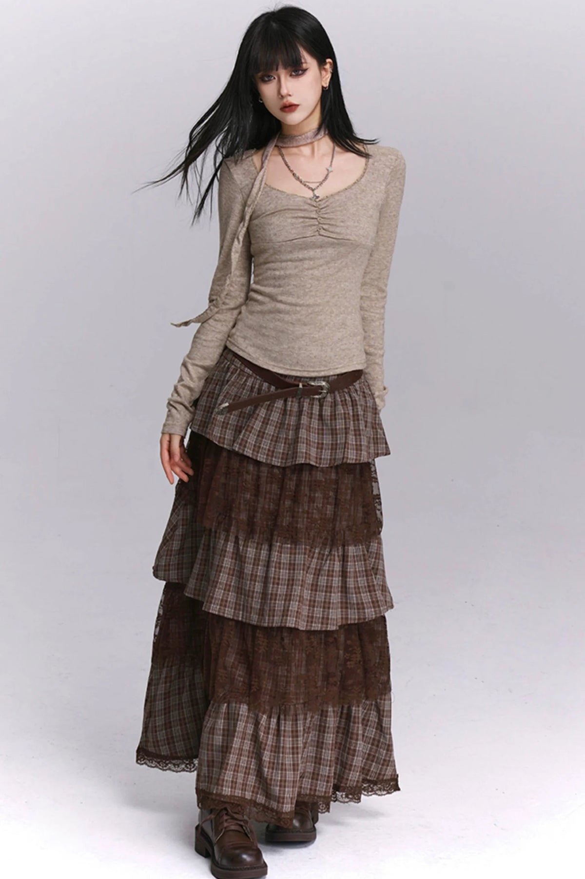 Feminine Silhouette Autumn Top