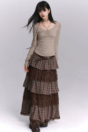 Feminine Silhouette Autumn Top