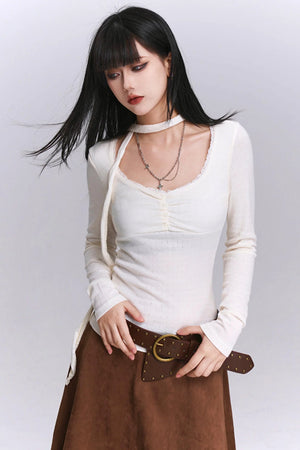 Feminine Silhouette Autumn Top