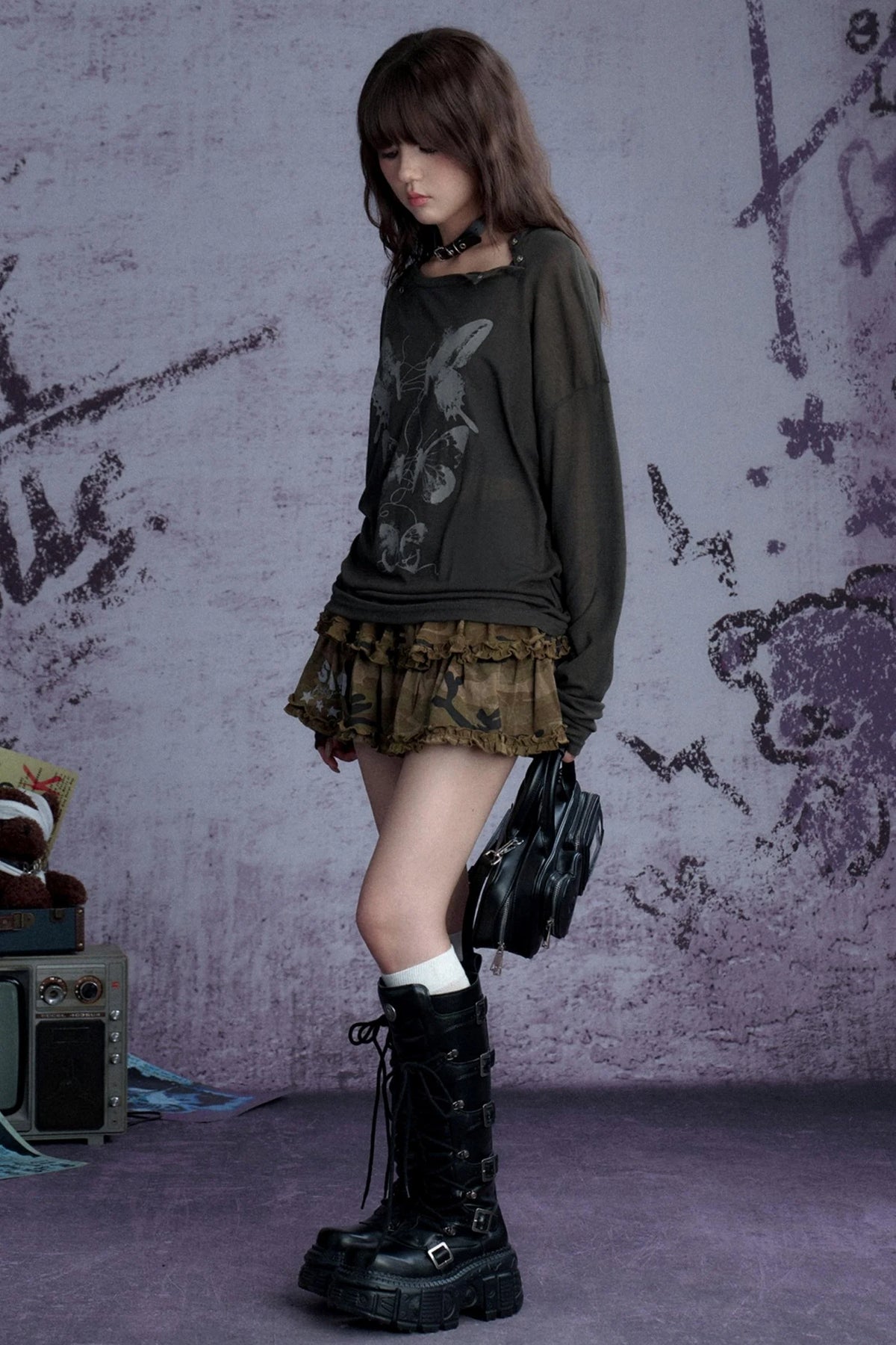 Fighting Spirit Butterfly Top