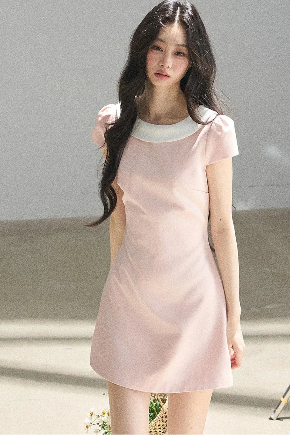 First Blooming Satin Dress