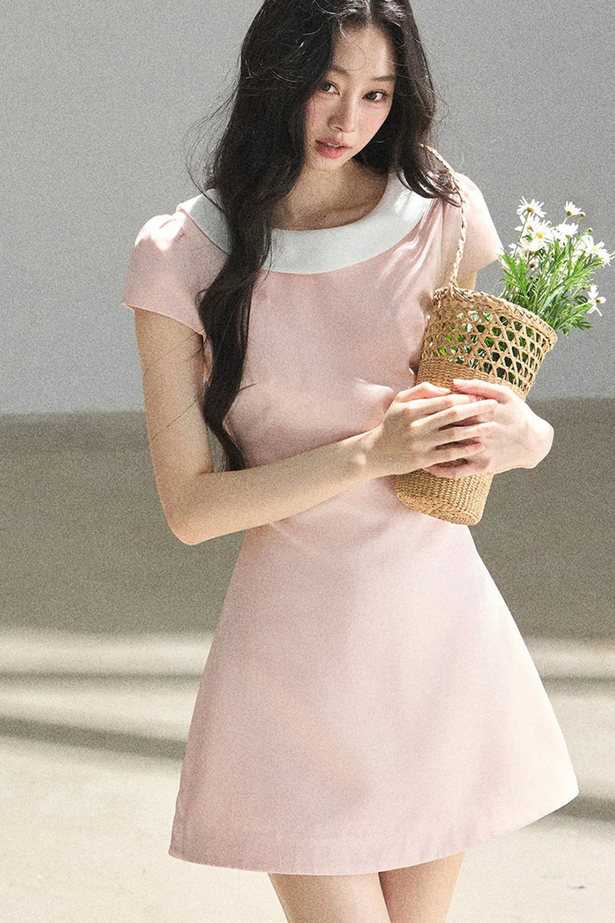 First Blooming Satin Dress