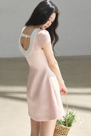 First Blooming Satin Dress