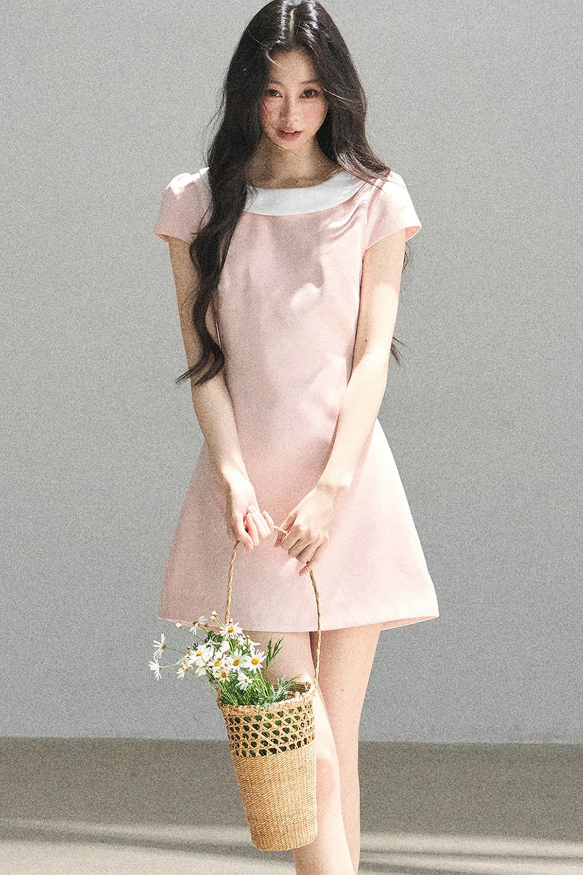 First Blooming Satin Dress