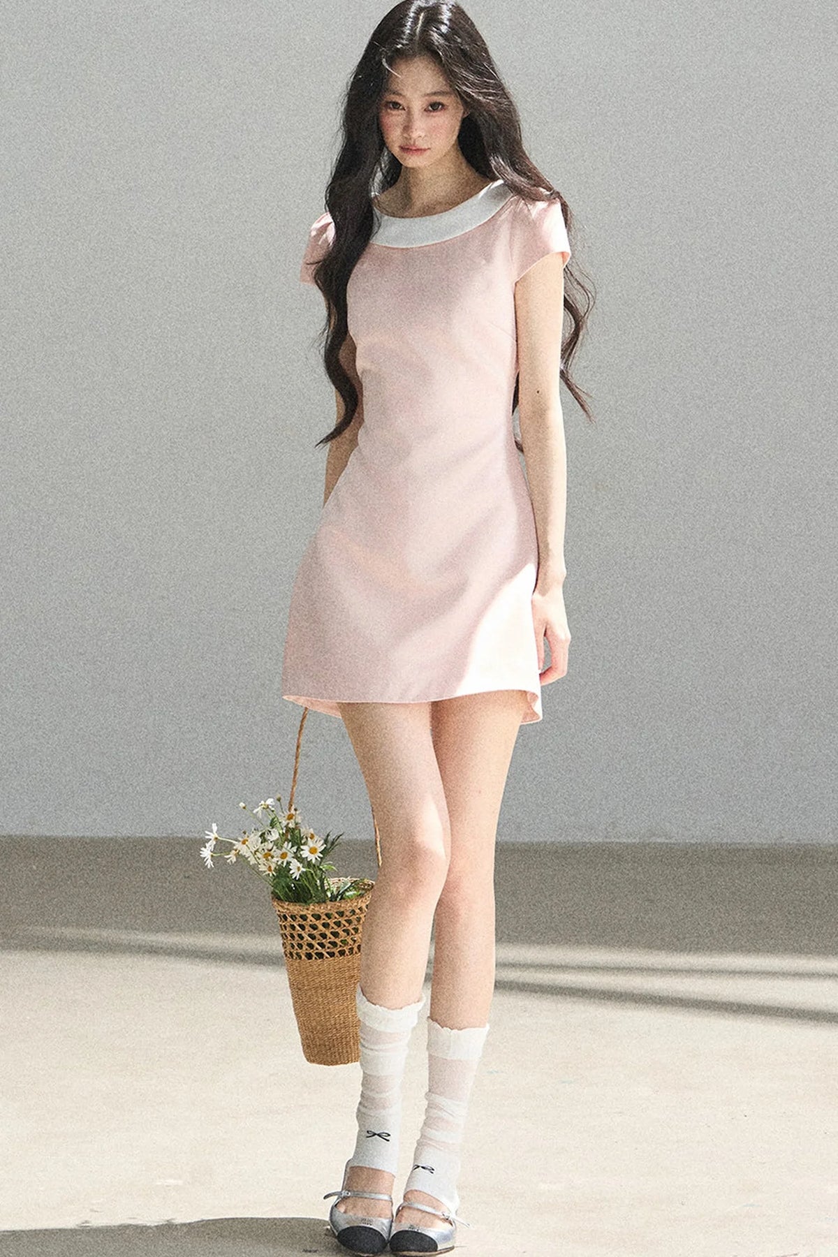 First Blooming Satin Dress