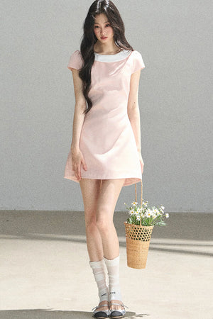 First Blooming Satin Dress