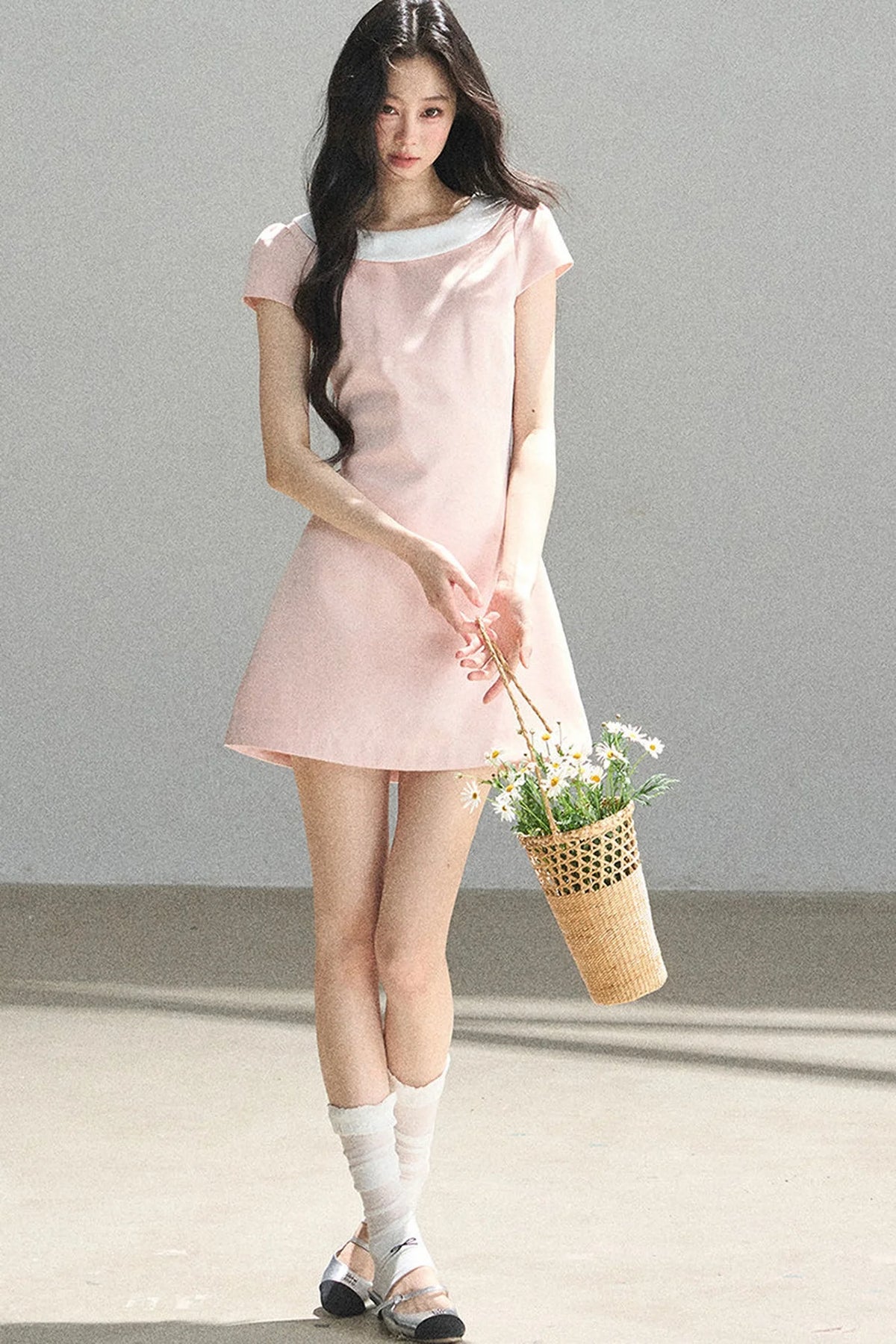 First Blooming Satin Dress