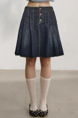 First Love Denim Skirt Set-Up