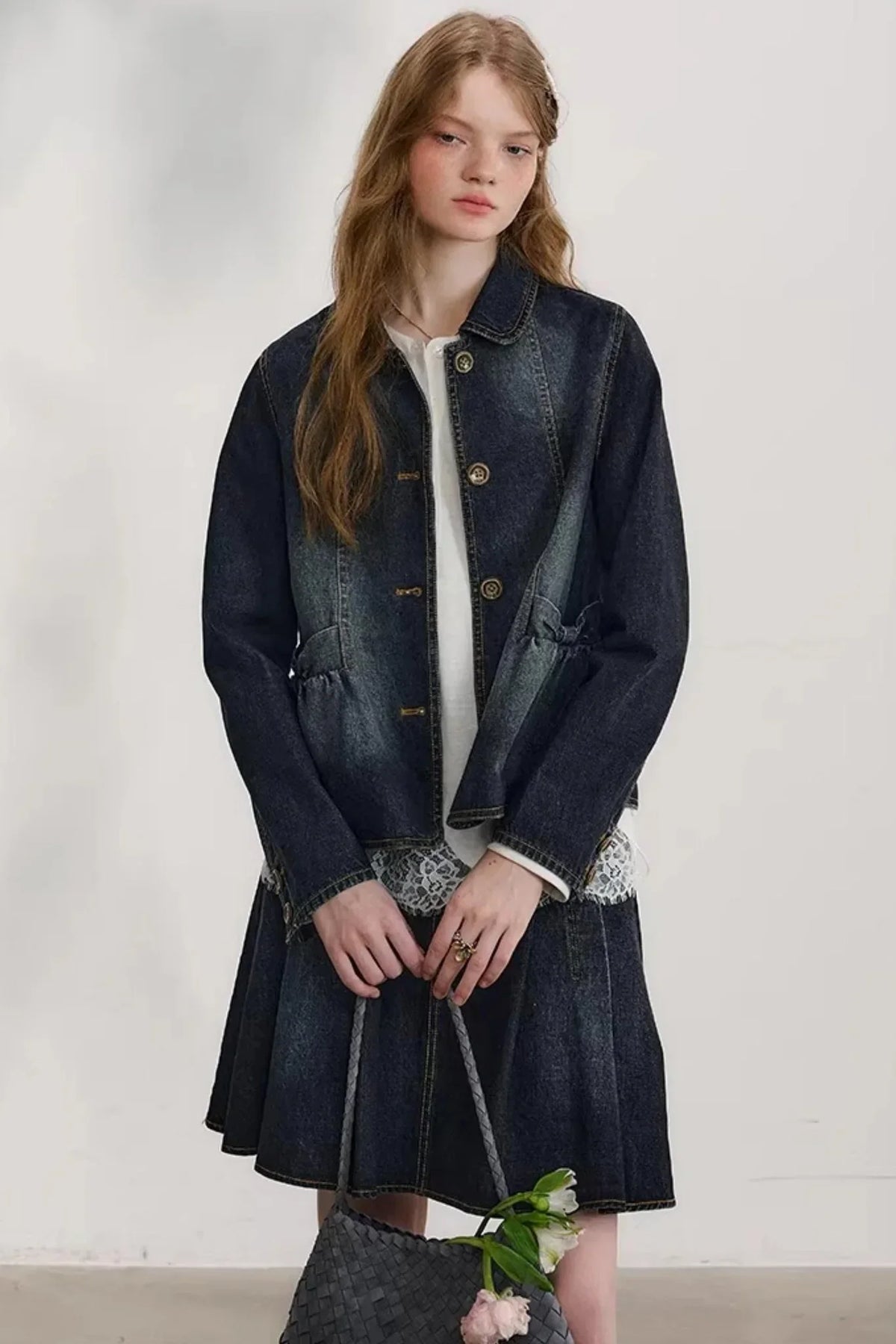 First Love Denim Skirt Set-Up