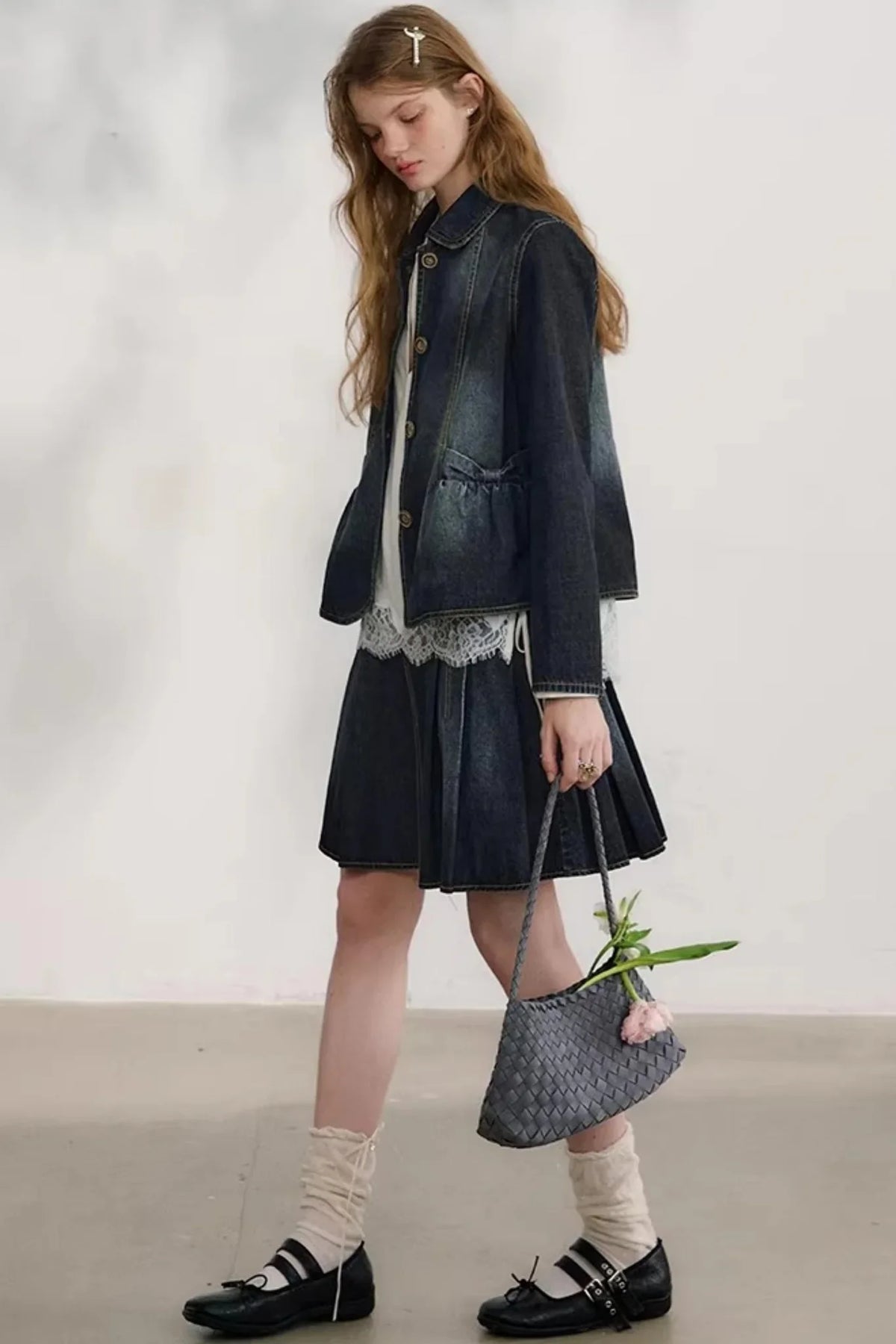 First Love Denim Skirt Set-Up