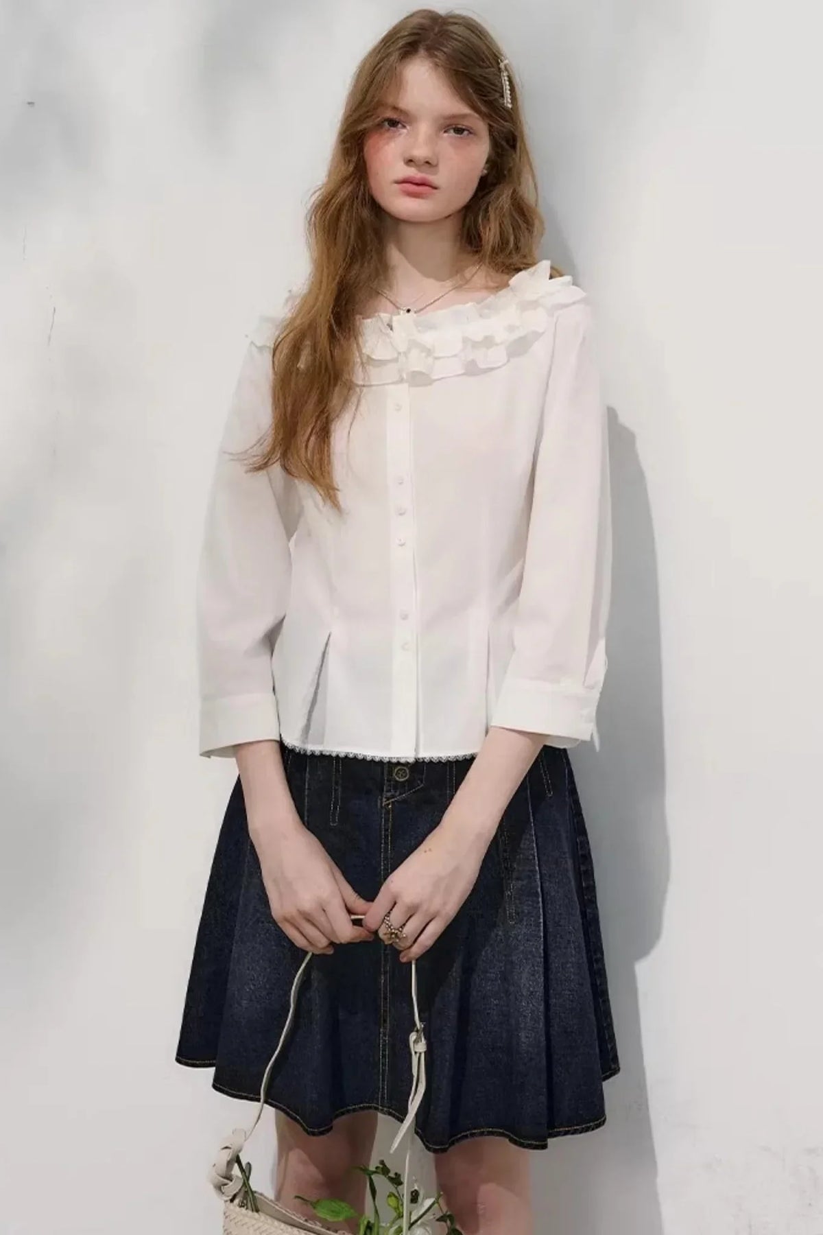 First Love Denim Skirt Set-Up