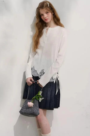 First Love Denim Skirt Set-Up