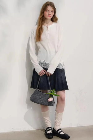 First Love Denim Skirt Set-Up