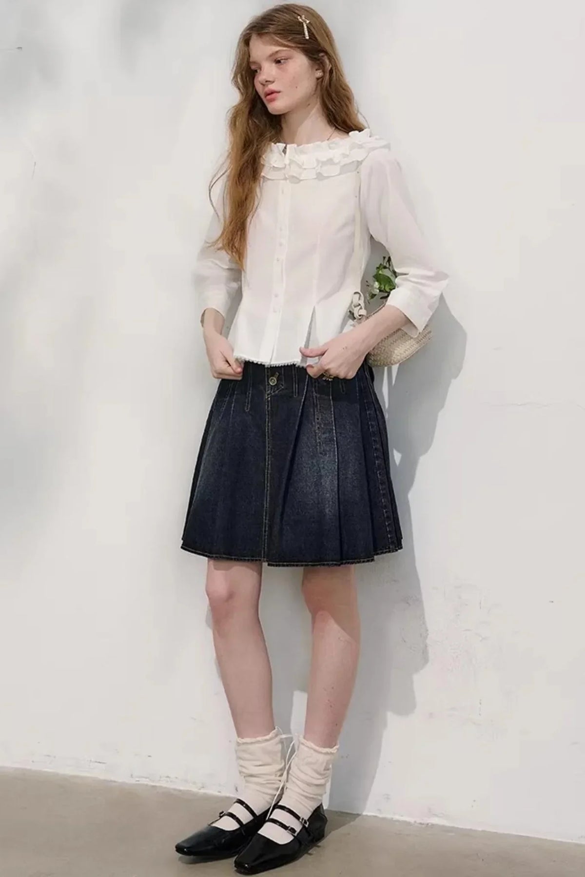 First Love Denim Skirt Set-Up