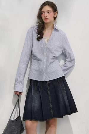 First Love Denim Skirt Set-Up