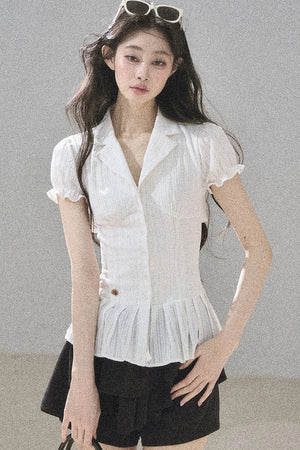 First Love Puff Sleeve Blouse