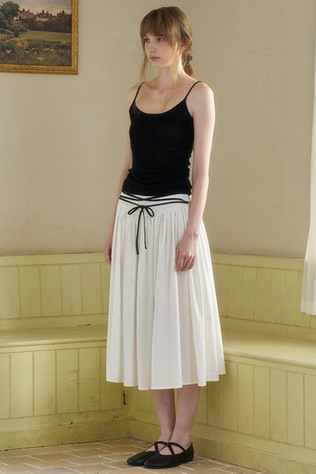 Fish Pattern Knit Camisole