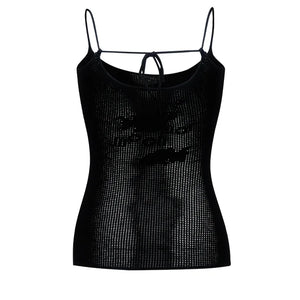 Fish Pattern Knit Camisole