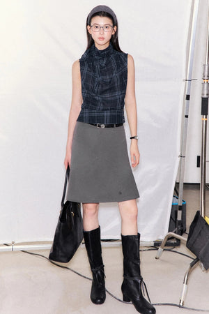 Fishtail Cotton Skirt