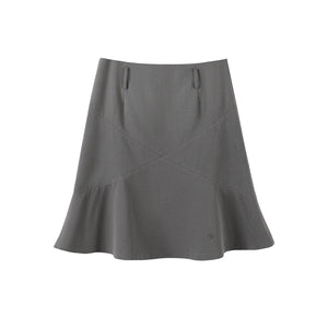 Fishtail Cotton Skirt