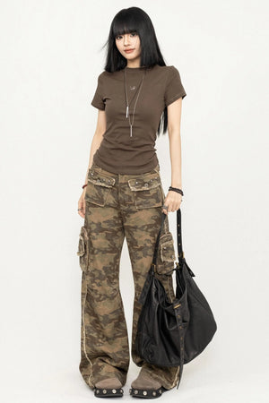 Flare Denim Pants