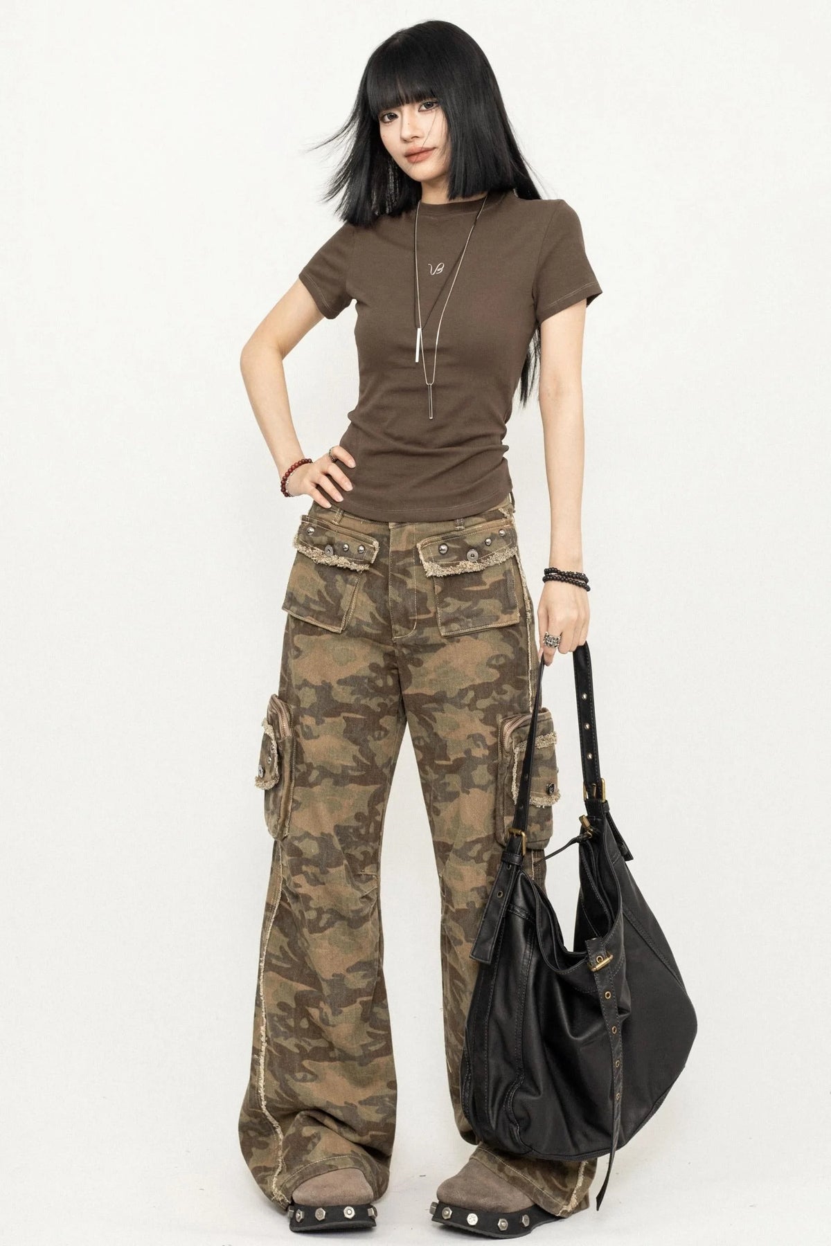Flare Denim Pants