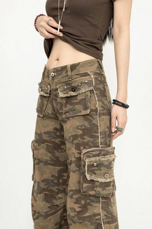 Flare Denim Pants