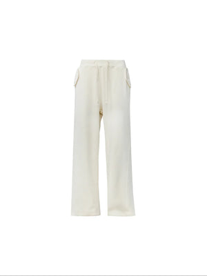 Fleece Draped Casual Pants