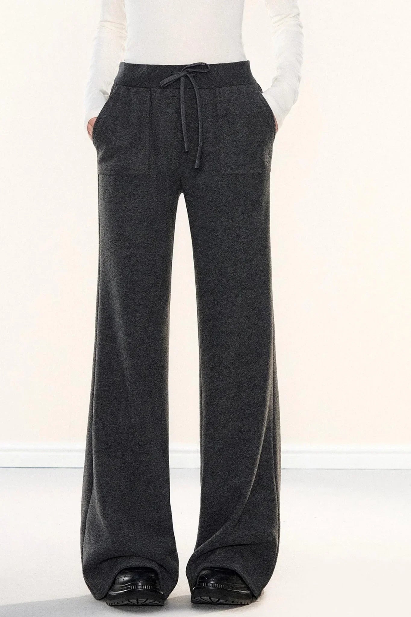 Fleece-Lined Glutinous Rice Pants