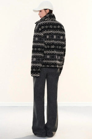 Fleece-Lined Glutinous Rice Pants