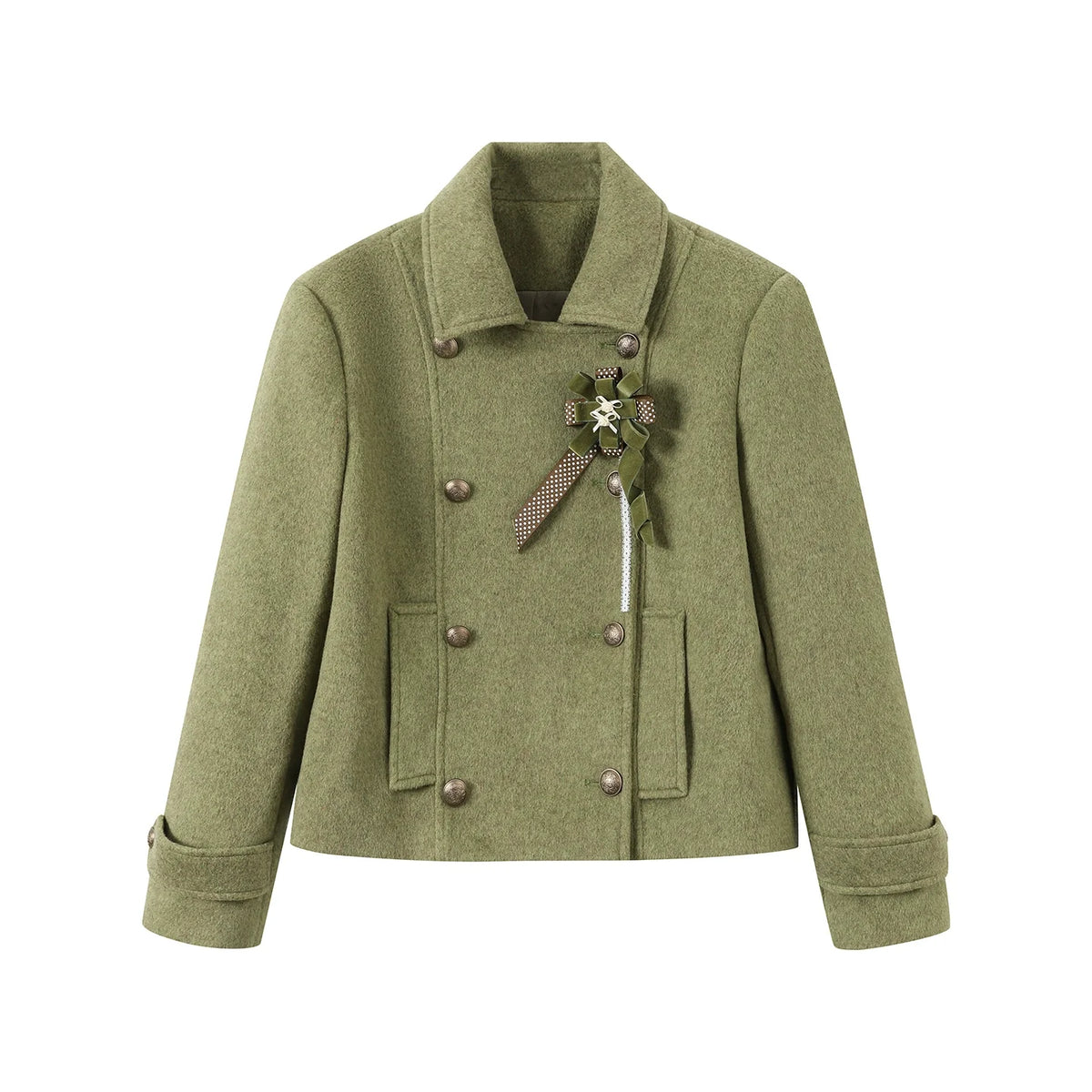 Flight Diary Woolen Jacket & Skirt Set-Up