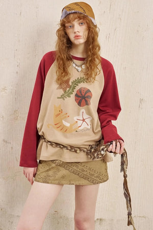 Floating Sleeve Top
