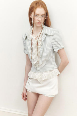 Floating Striped Blouse