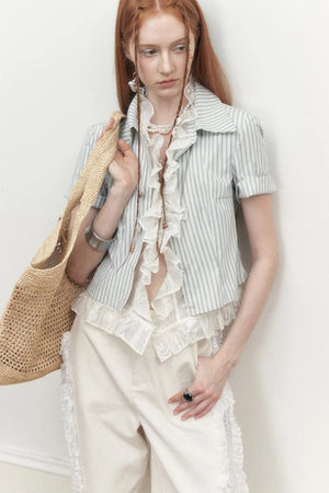 Floating Striped Blouse