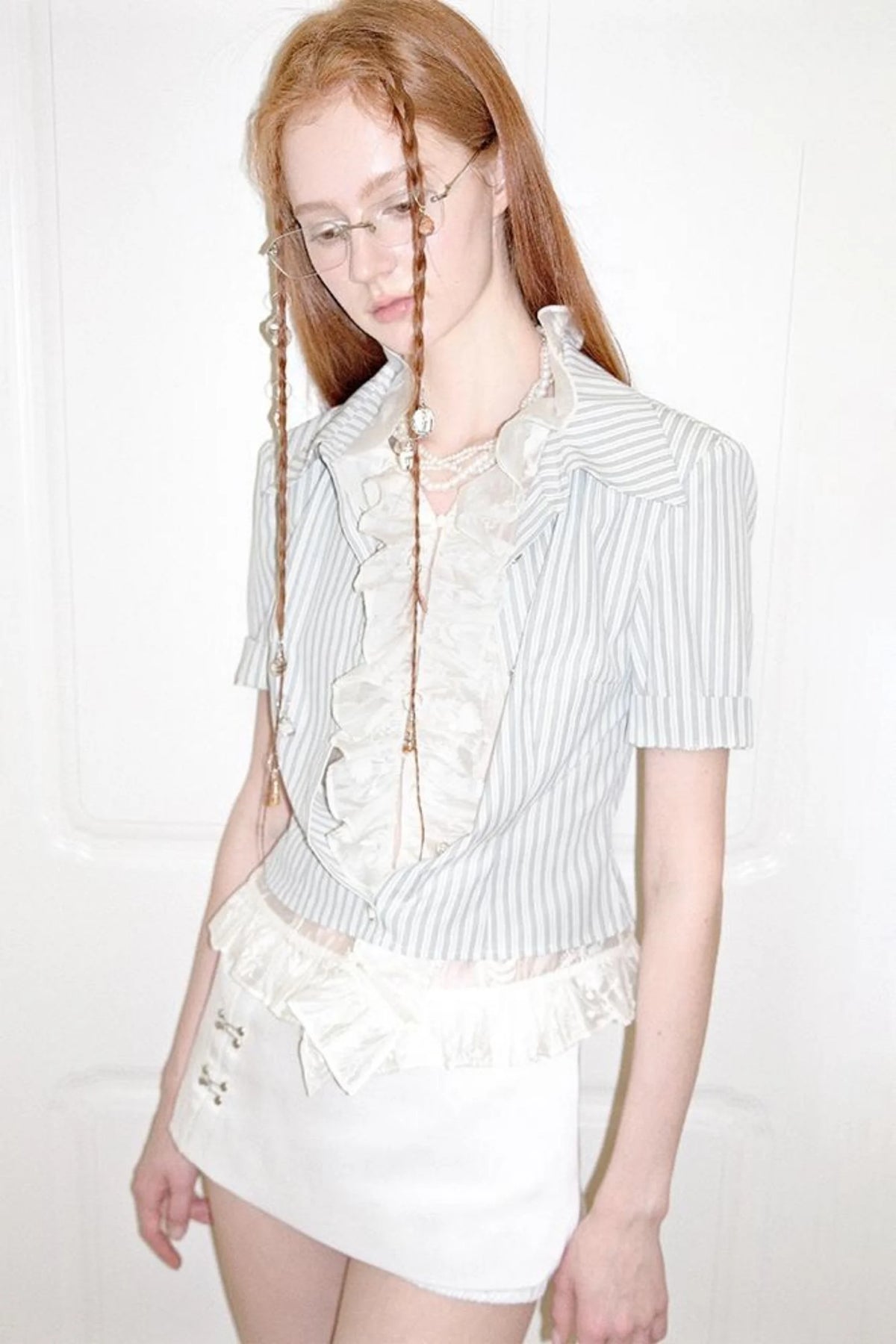 Floating Striped Blouse