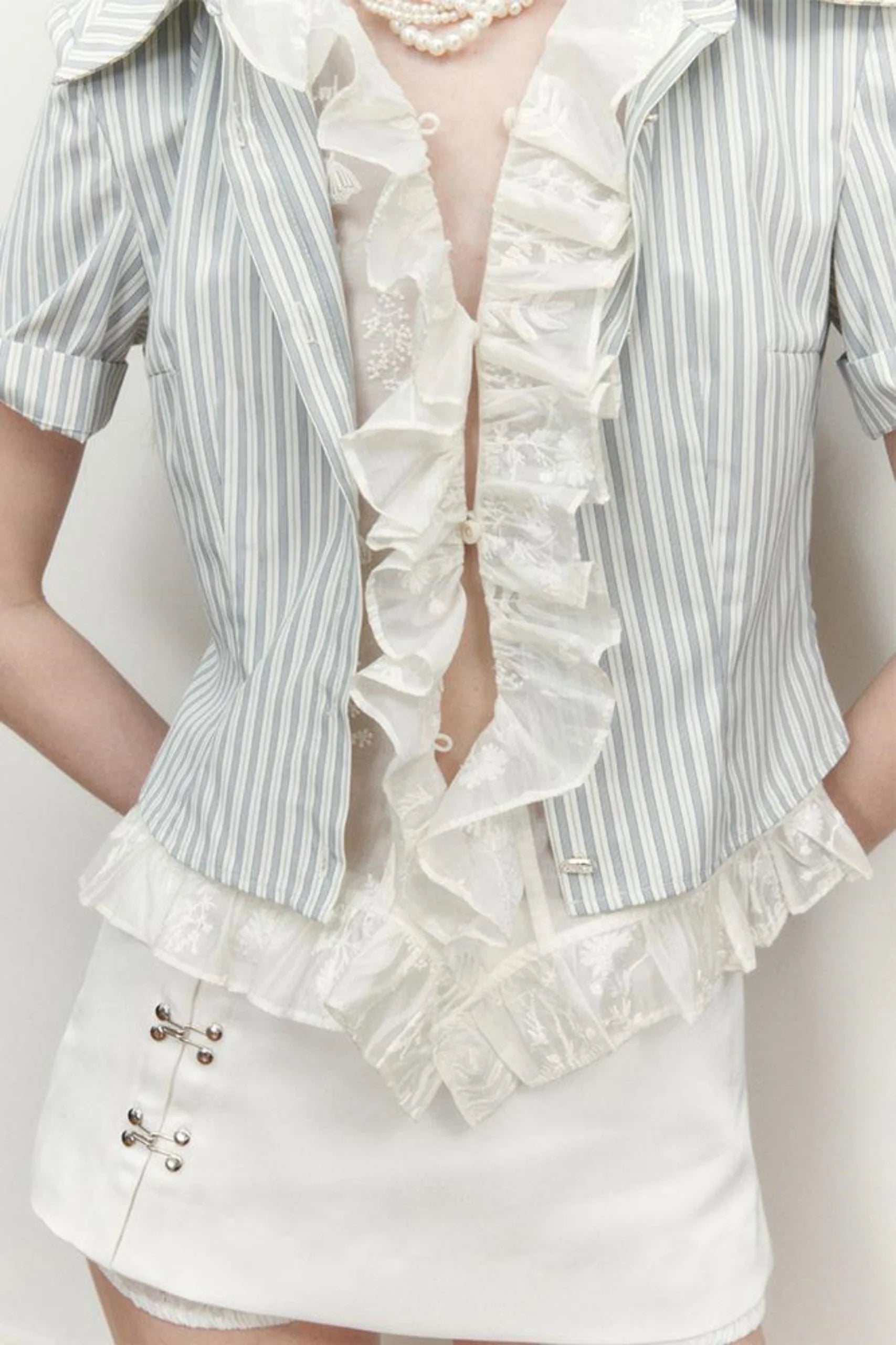 Floating Striped Blouse