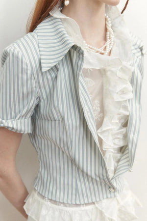 Floating Striped Blouse