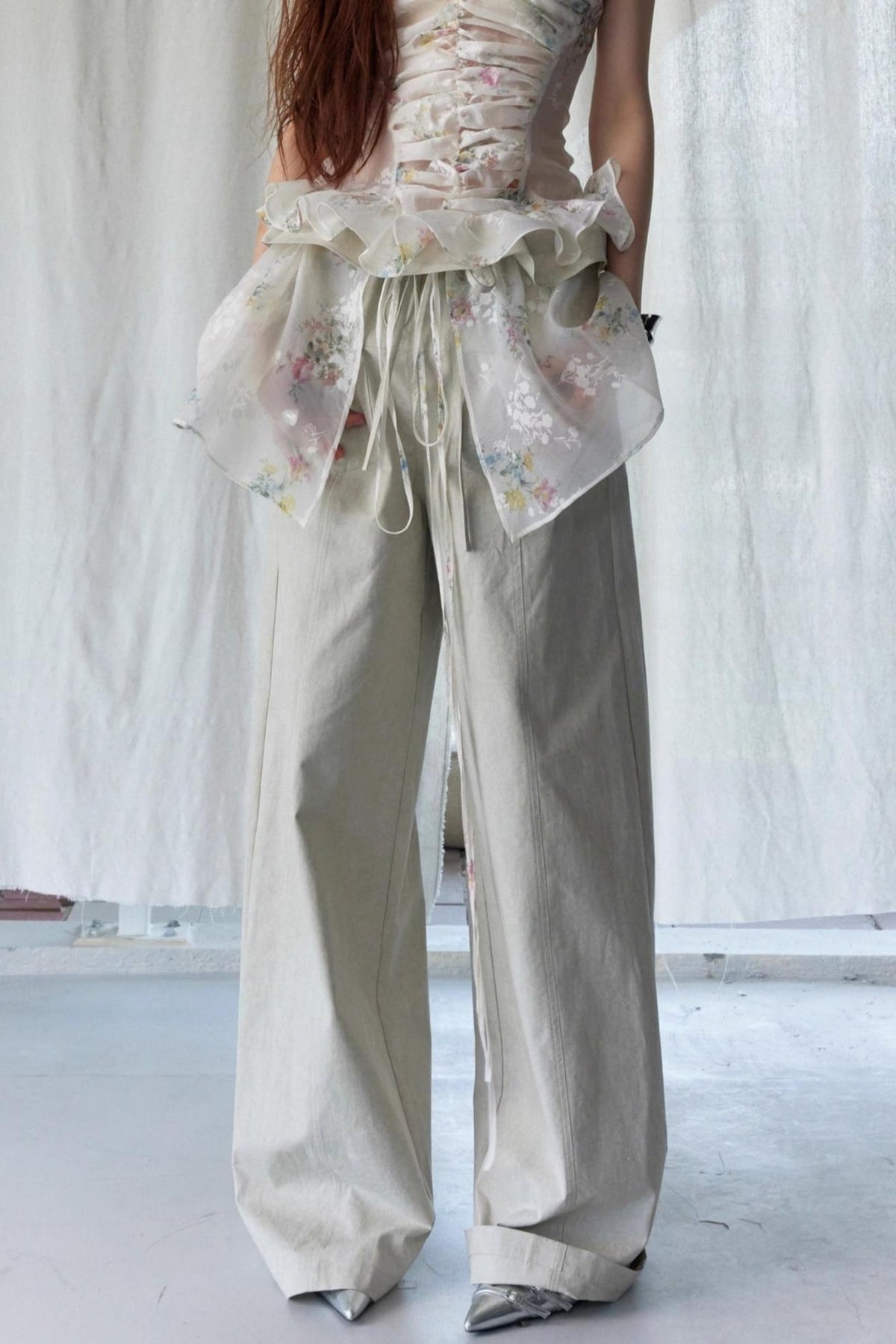 Floral Batik Pants