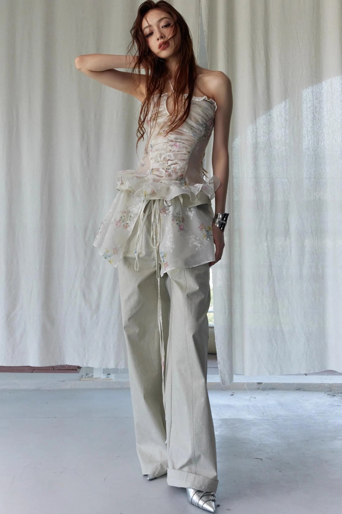 Floral Batik Pants