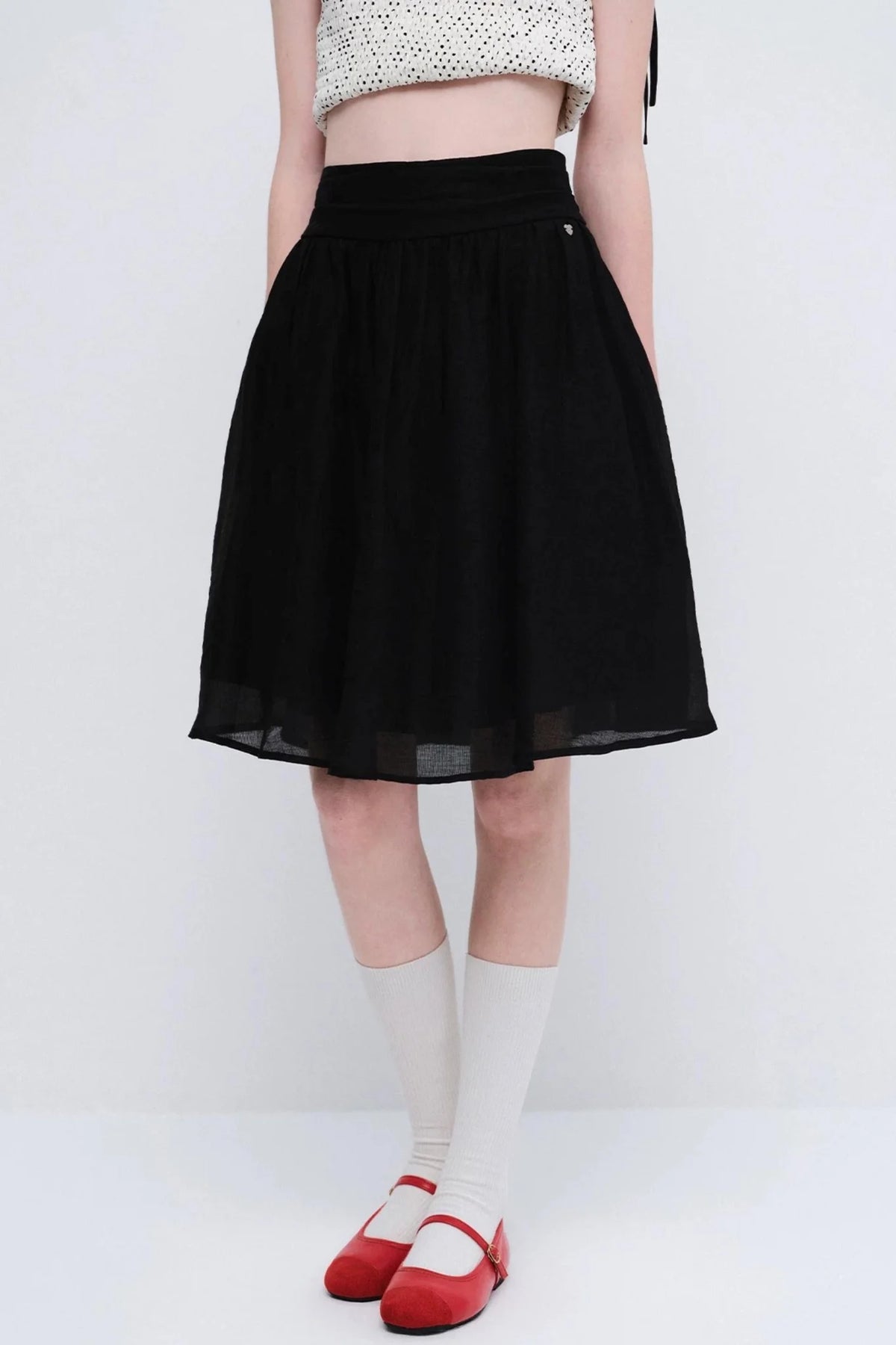 Floral Breeze A-Line Skirt