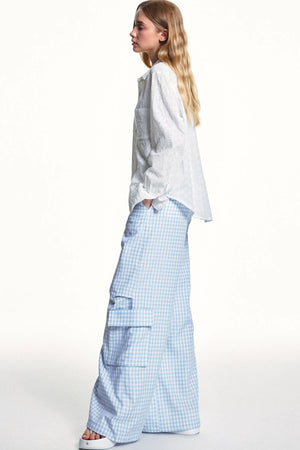 Floral Embroidered Cotton Shirt