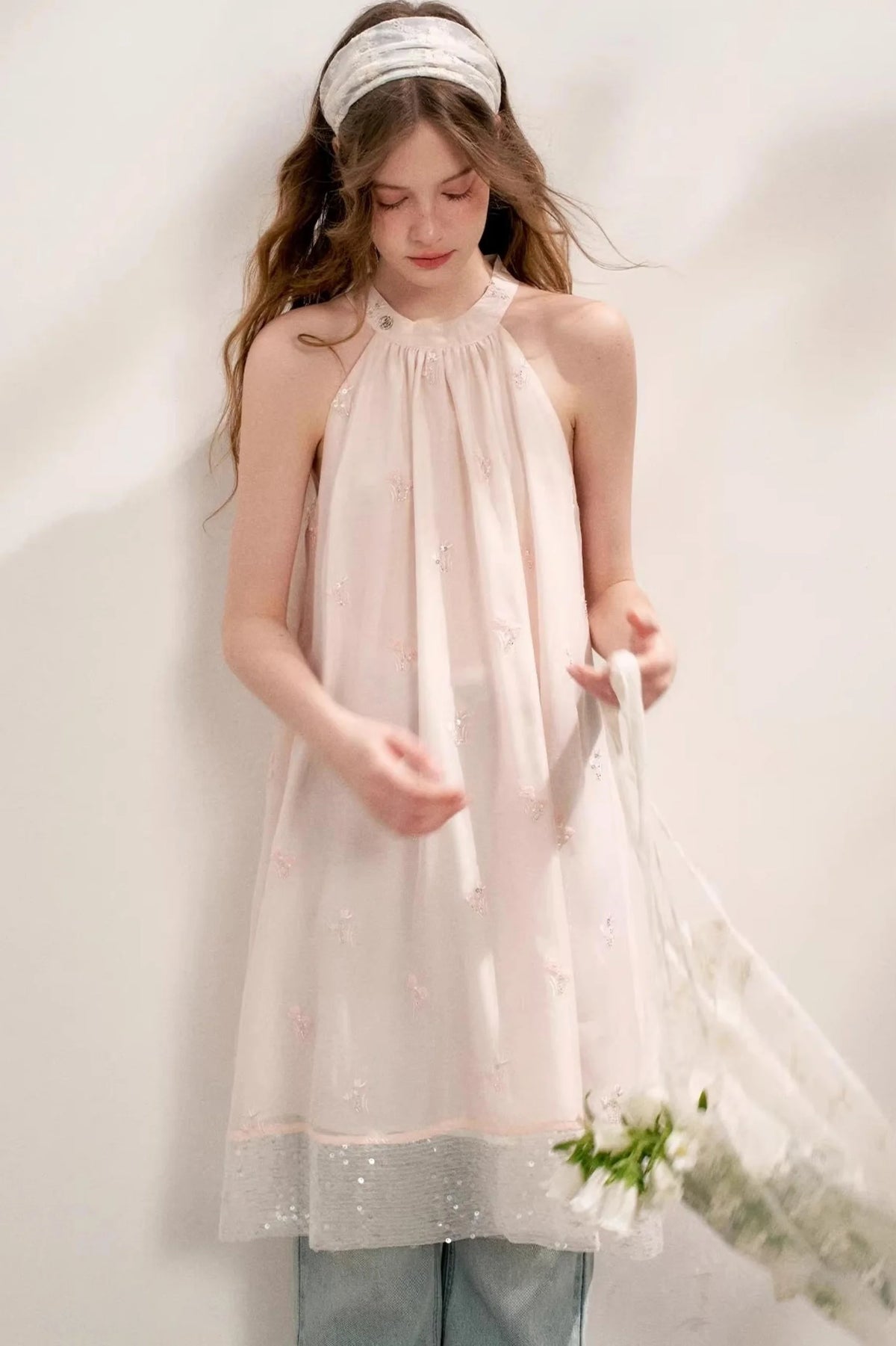 Floral Halter Dress