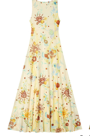 Floral Knit Dress and Cardigan Set