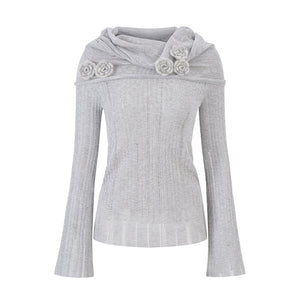 Floral Knit Sweater