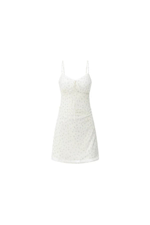 Floral Lace Camisole Dress & Cardigan Set-Up