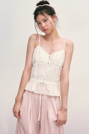 Floral Lace Camisole Top Set-Up