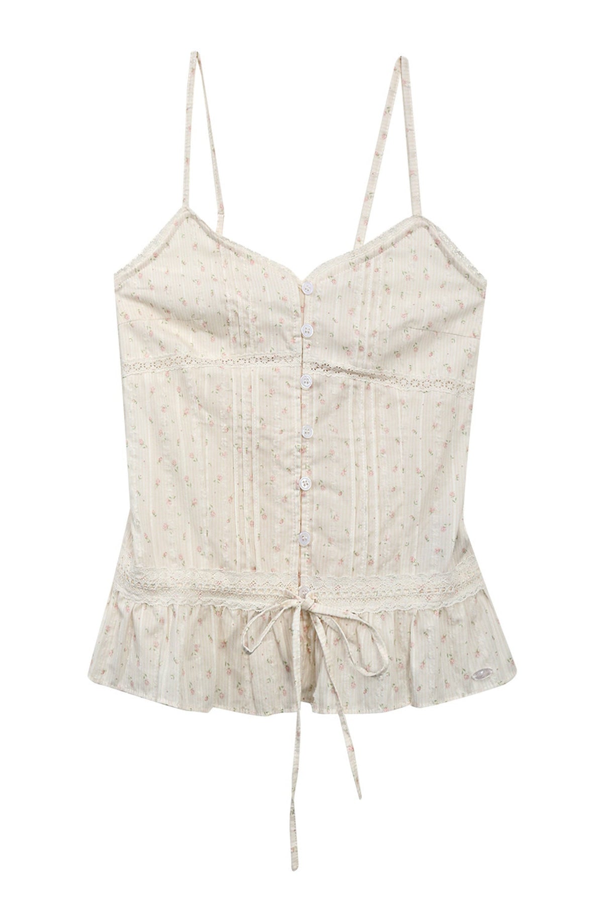 Floral Lace Camisole Top Set-Up
