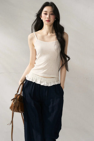 Floral Lace Suspender Cardigan Set-Up