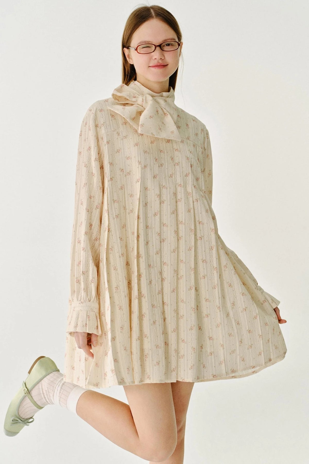Floral Long Sleeve Dress